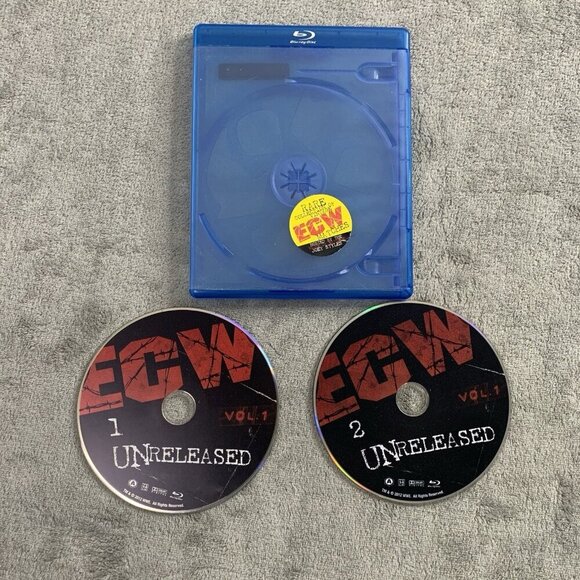 Other - WWE: ECW Unreleased, Vol. 1 (Blu-ray Disc, 2012, 2-Disc Set) RARE Wrestling